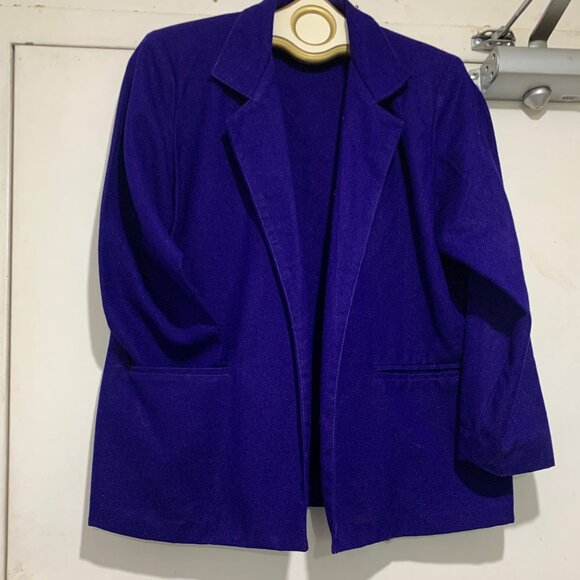 VINTAGE OPEN FRONT WOOL JACKETS SIZE S - Picture 2 of 13